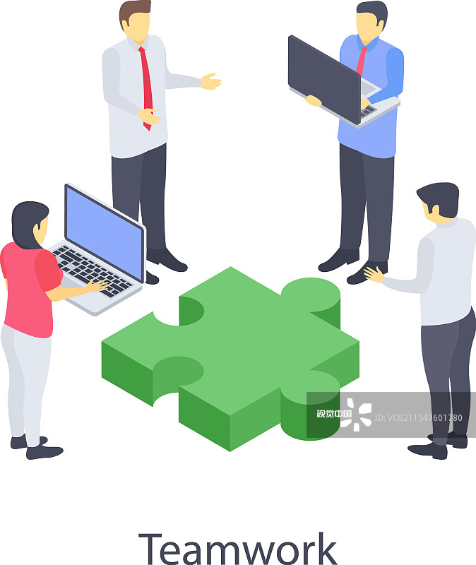 商务团队合作图片素材