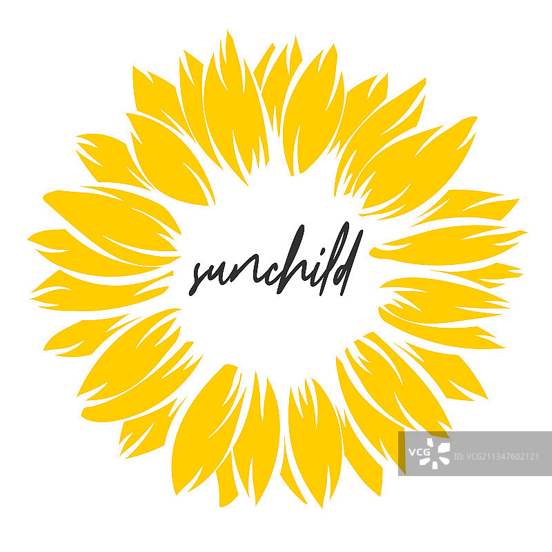 向日葵黄色艺术海报图片素材