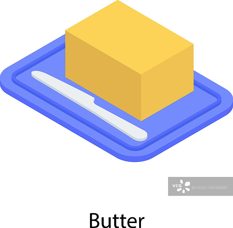 黄油餐盘图片素材