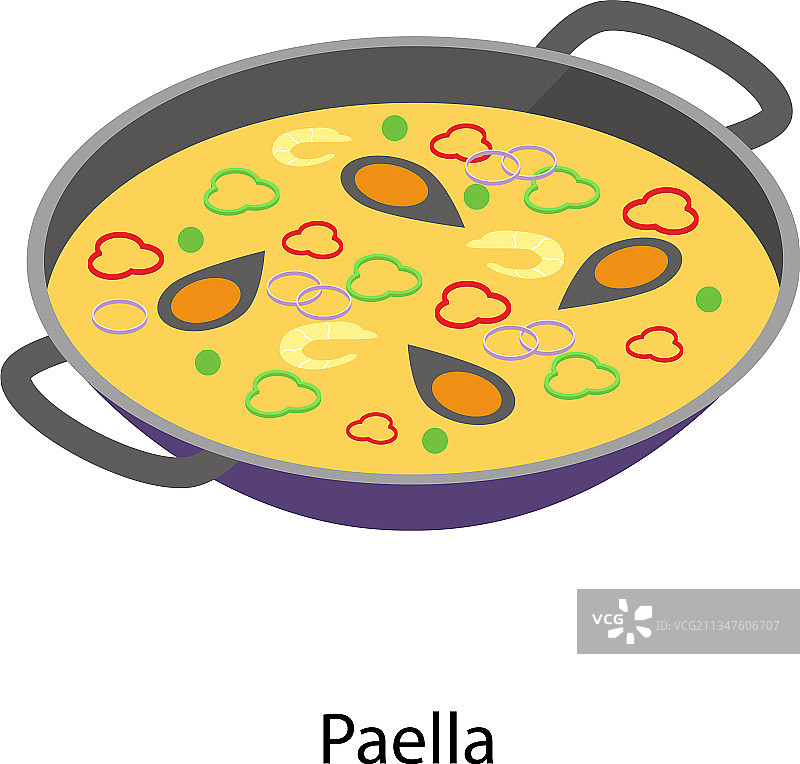 海鲜烩饭锅图片素材