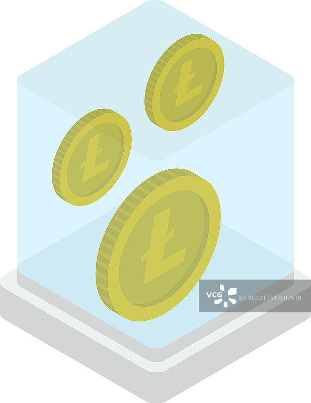 莱特币2.5D图片素材
