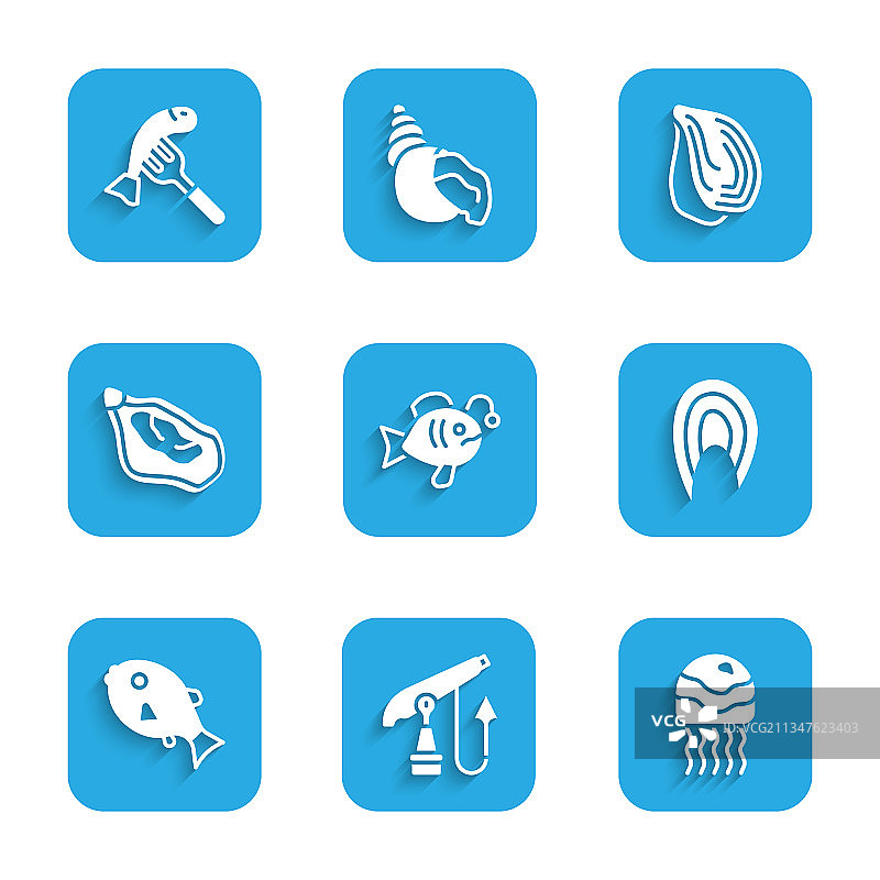 热带鱼鱼叉水母素材图片素材