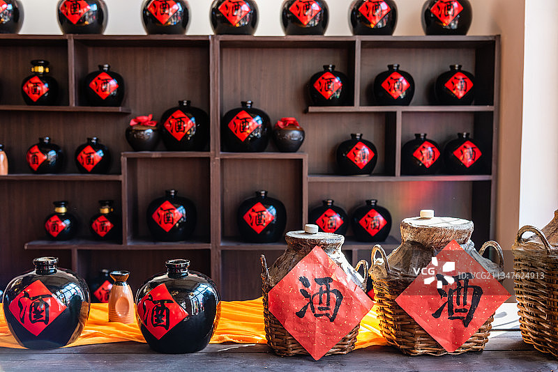 辽宁沈阳的北市场庙会的酒馆图片素材