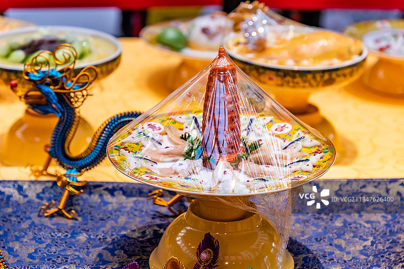 满汉全席辽菜部分菜品图片素材