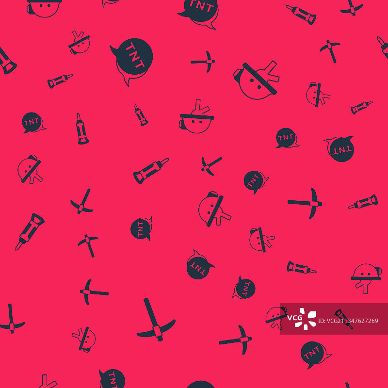 镐炸药建筑手钻图标图片素材