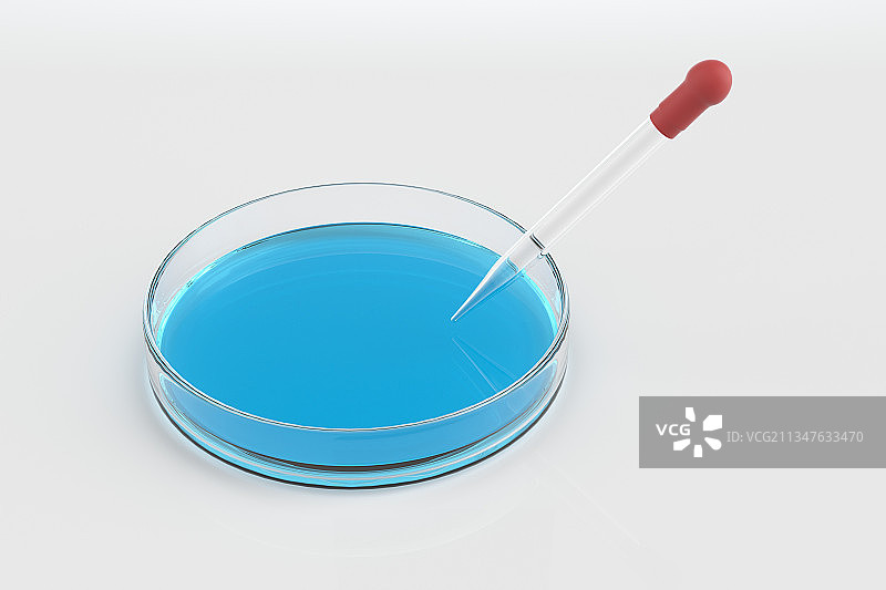 3D渲染的培养皿细菌细胞病毒概念图图片素材