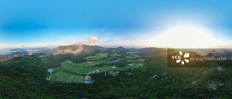 深圳云海谷高尔夫球场：云上的日子图片素材