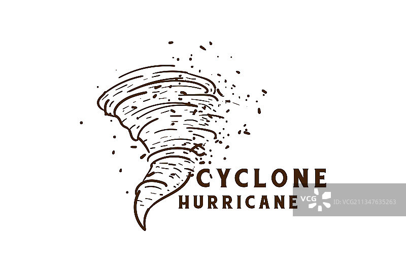 复古台风图片素材