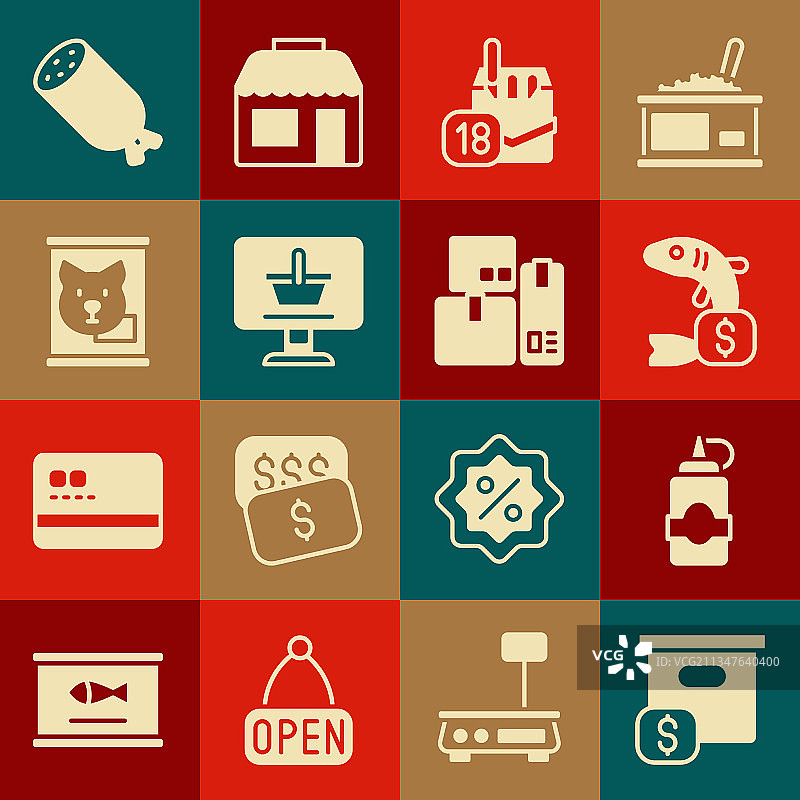 含价格的酱油瓶纸板箱套装图片素材