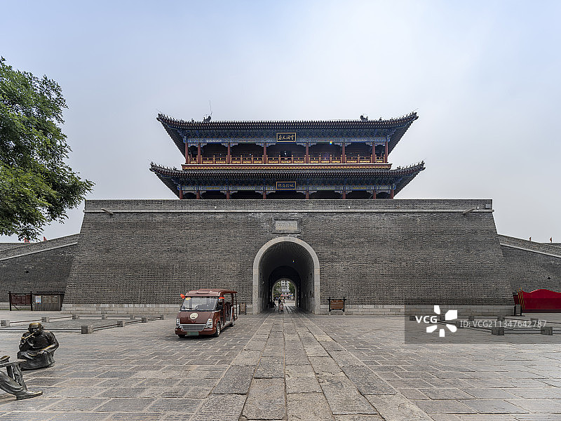 山东潍坊青州古城阜财门图片素材