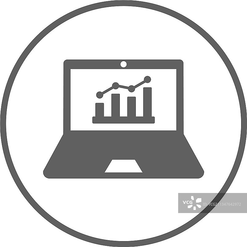 分析营销灰色图标图片素材