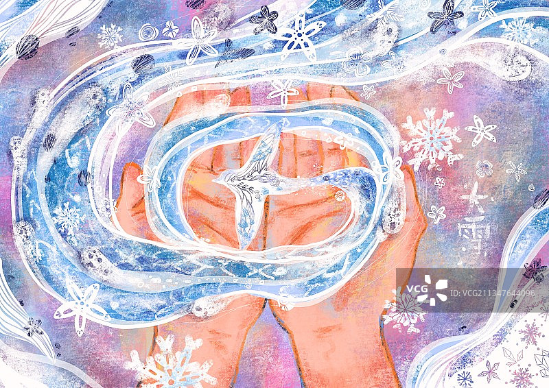 二十四节气之大雪图片素材