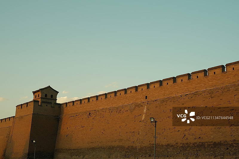 平遥古城墙图片素材