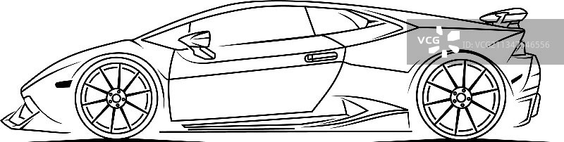 汽车轮廓图片素材