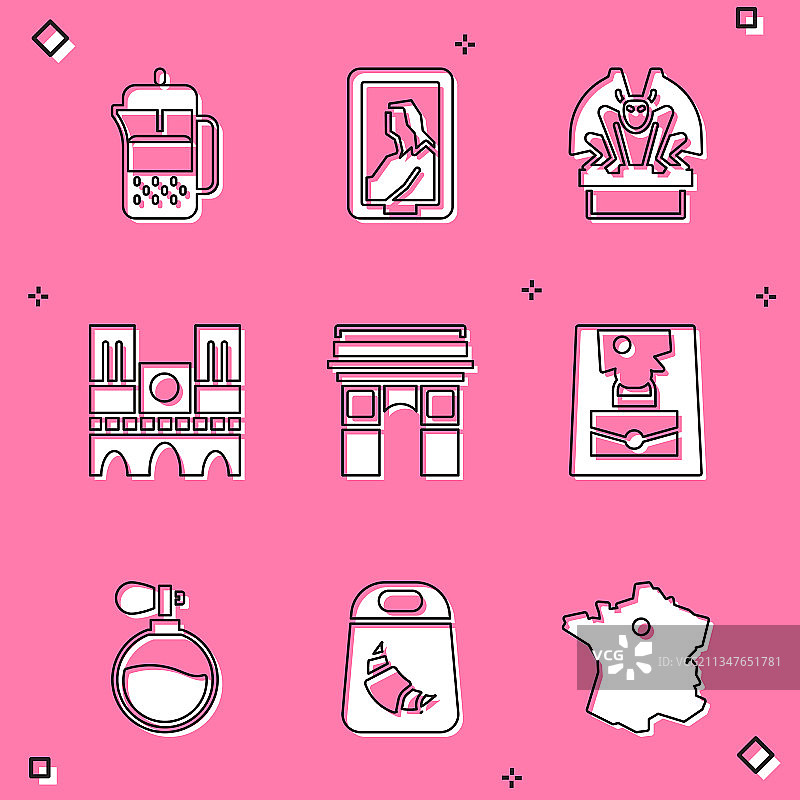 博物馆滴水嘴兽法式滤压壶人像素材图片素材