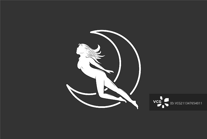 飞翔的天使女人图片素材