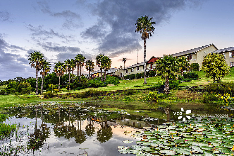 非洲南非卡利登酒店清晨风光图片素材