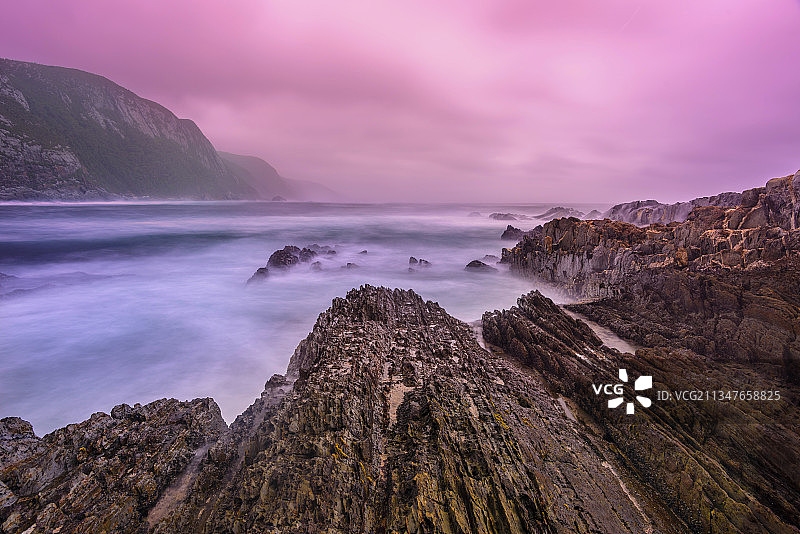 非洲南非花园大道齐齐卡马国家公园海岸线图片素材