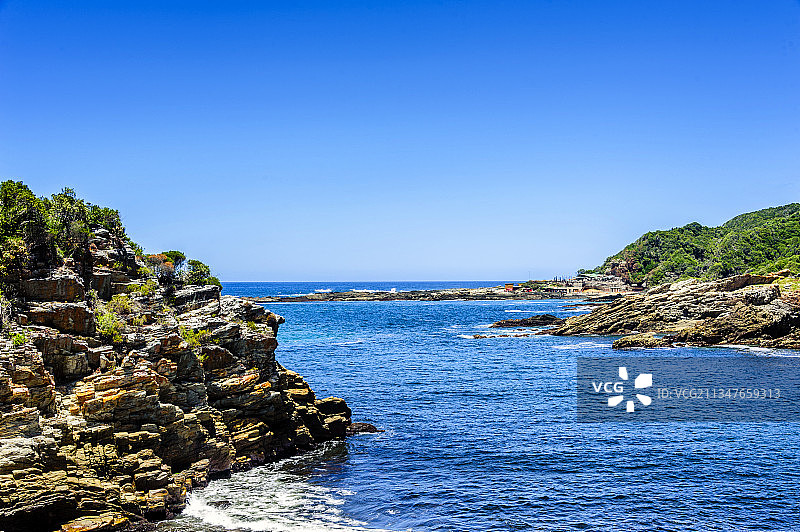 非洲南非花园大道齐齐卡马国家公园海岸线图片素材