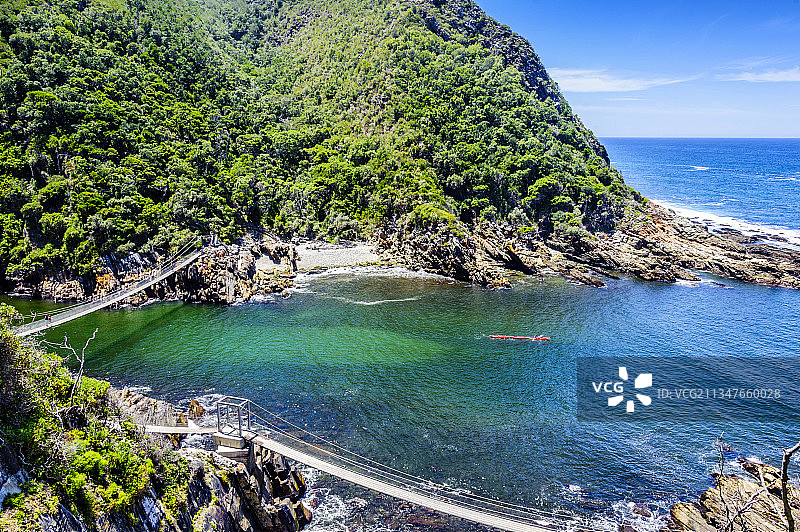 非洲南非花园大道齐齐卡马国家公园暴风河口图片素材