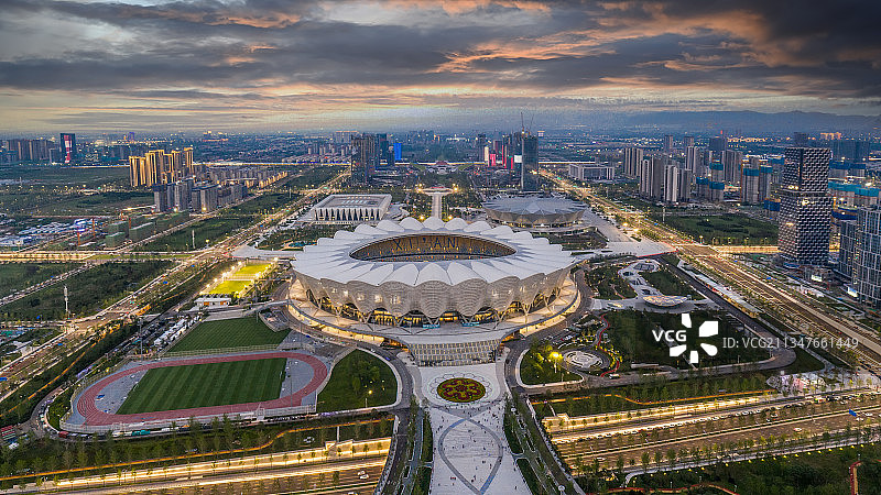 西安全运会第十四届全国运动会奥体中心图片素材