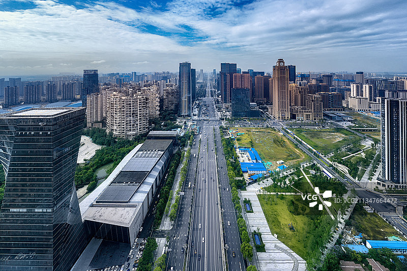 现代化城市道路图片素材