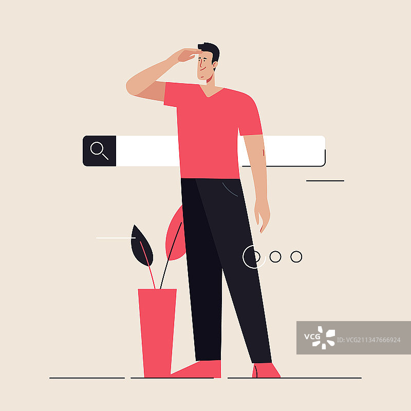 扁平风格商务轮廓图片素材