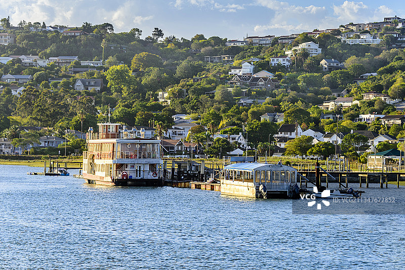 非洲南非克尼斯纳小镇泻湖码头风光图片素材