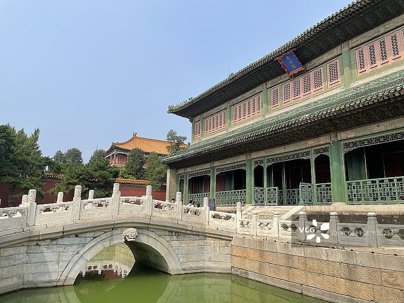 北京故宫藏书楼文渊阁图片素材