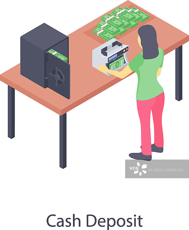 银行存款金库图片素材