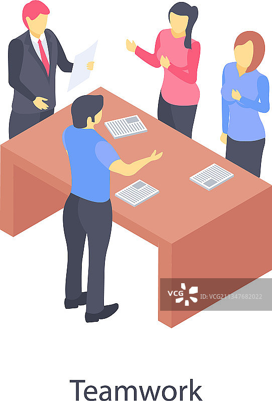 商务团队成员图片素材