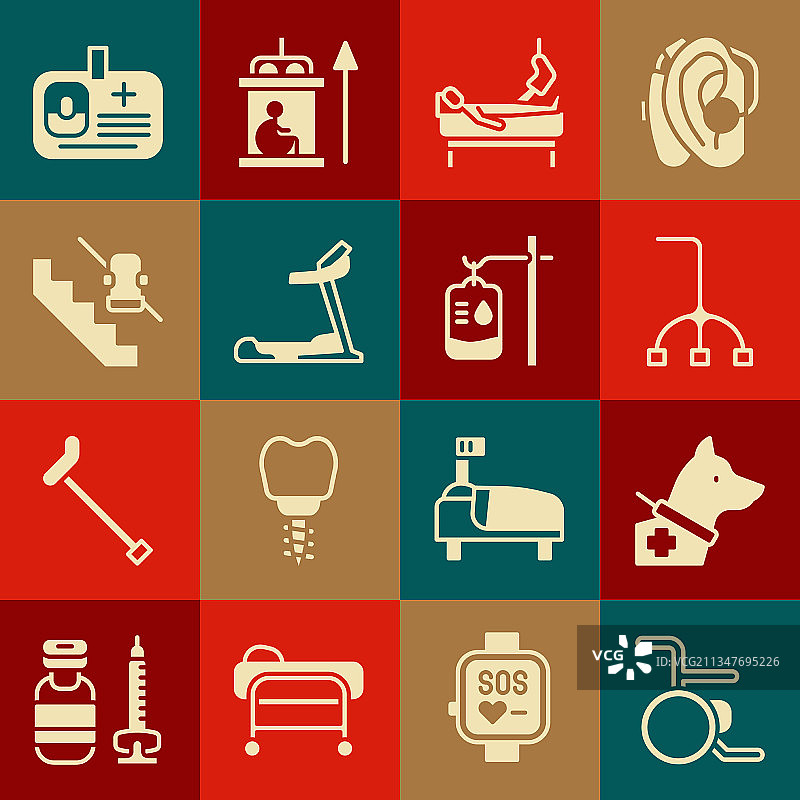 轮椅导盲犬手杖图片素材