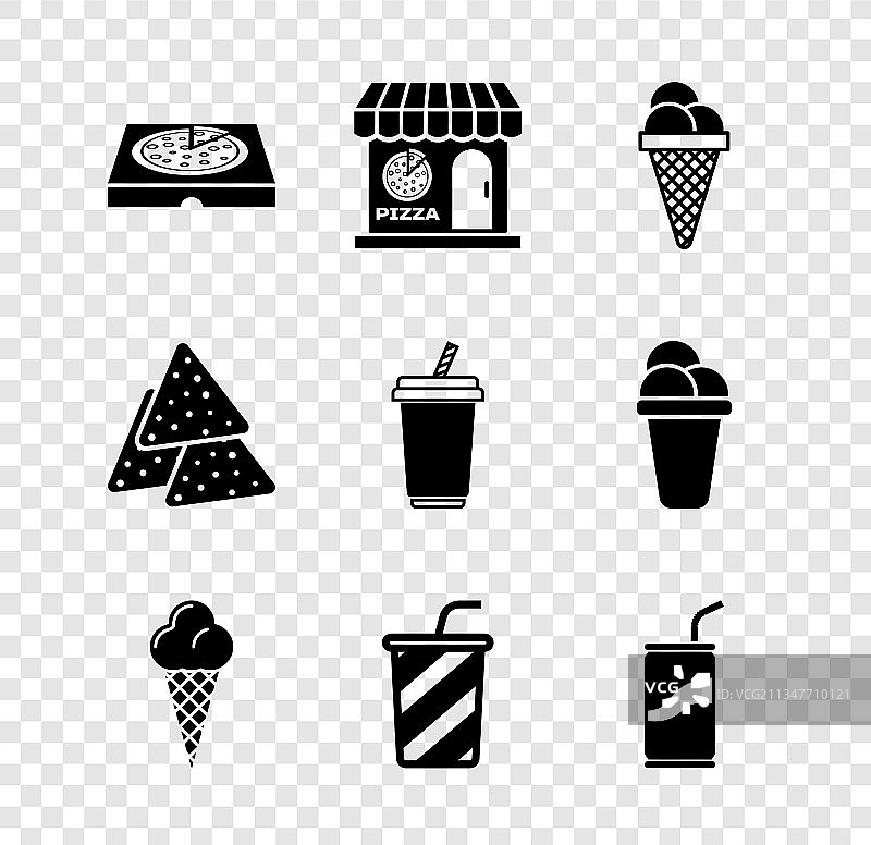 纸盒披萨店面图片素材