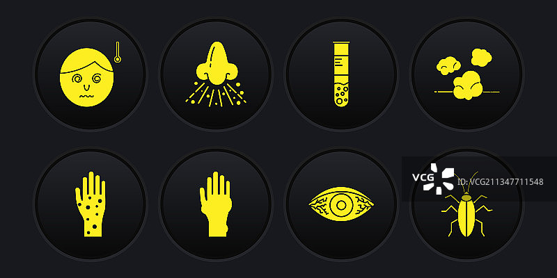 手部牛皮癣或湿疹粉尘图片素材