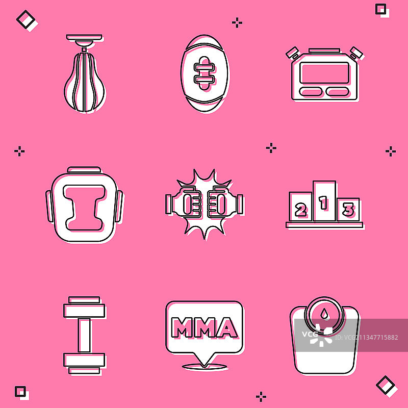 拳击沙袋与橄榄球图片素材