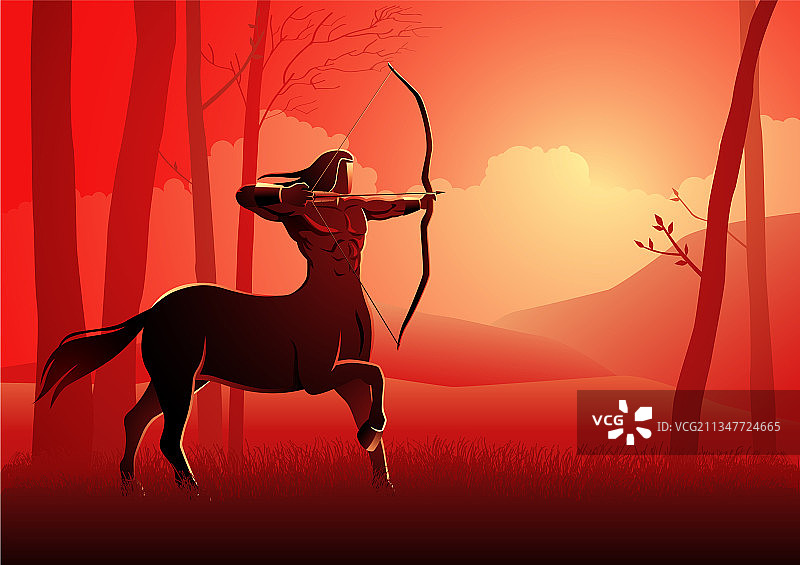 古希腊神话人物半人马图片素材