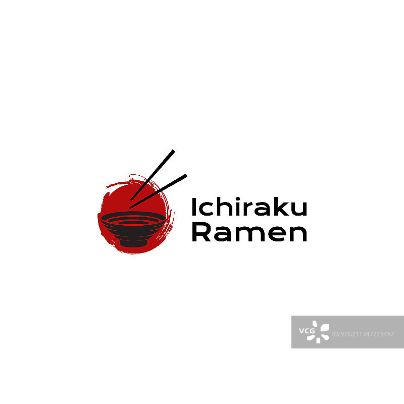 日式拉面Logo设计图片素材