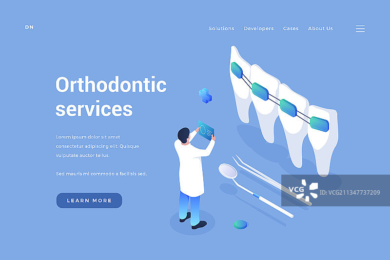 牙科正畸服务牙医评价图片素材