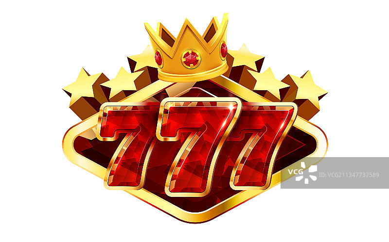 老虎机赢得777大奖概念图片素材