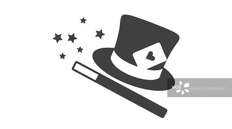 魔法或魔术师图标图片素材