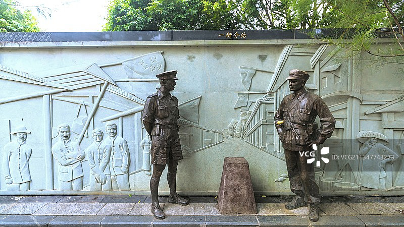 中英街：一街分治图片素材