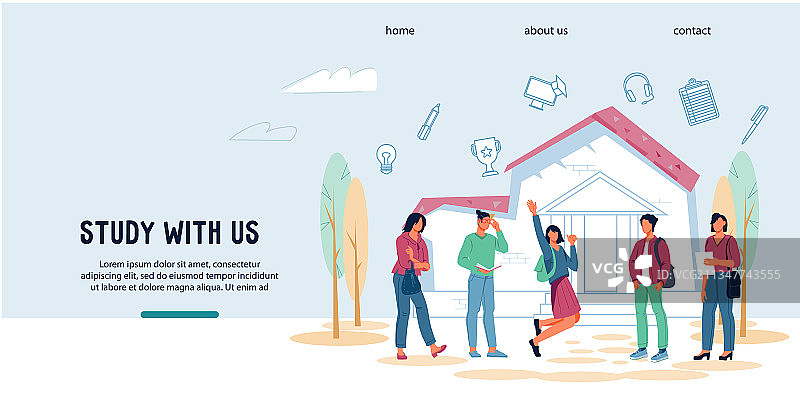 大学院校招生网站图片素材