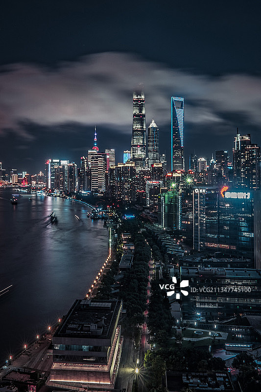 魔都江畔图片素材