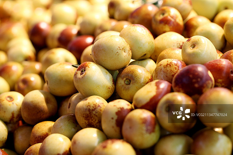 秋天的一筐大枣图片素材