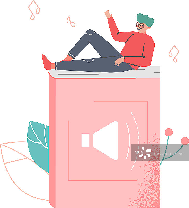 播客或口语系列节目收听图片素材