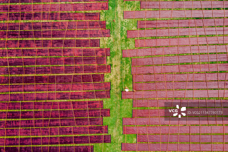 中国广东省佛山市顺德区香云纱图片素材