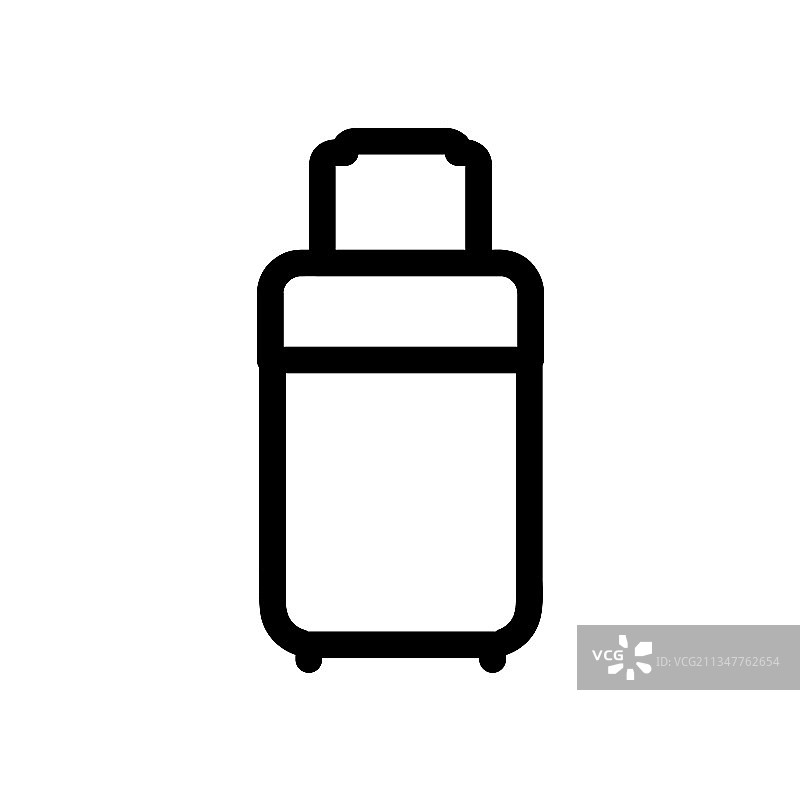 行李箱图标线条图片素材