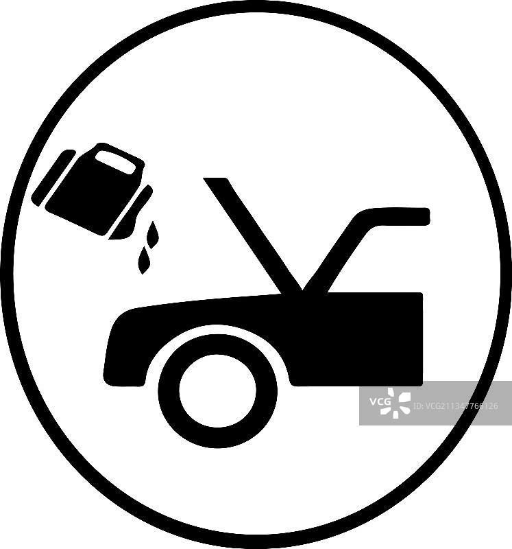 发动机油排放图标图片素材