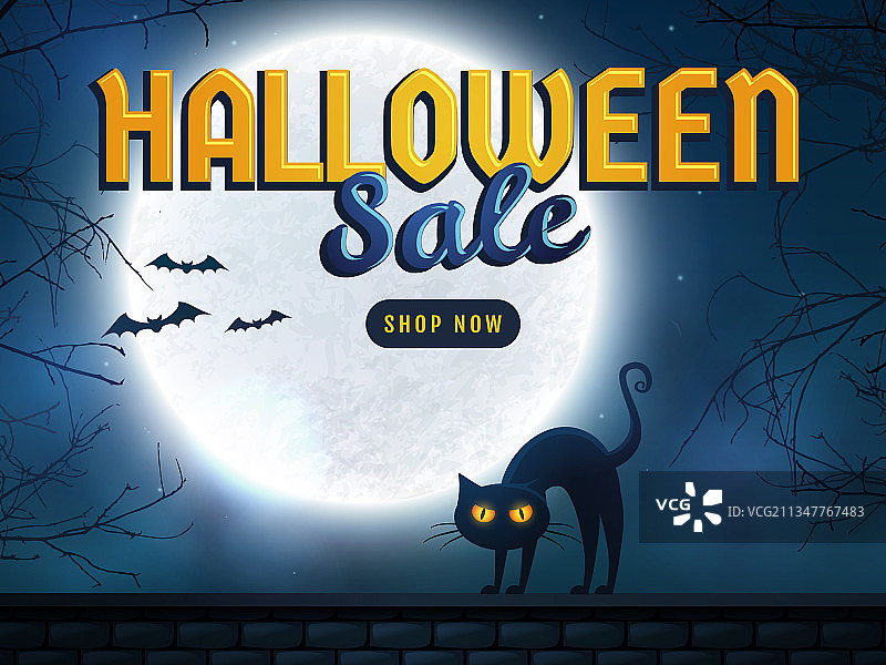 万圣节促销banner图片素材