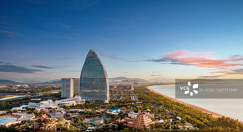 三亚海棠湾的早晨图片素材